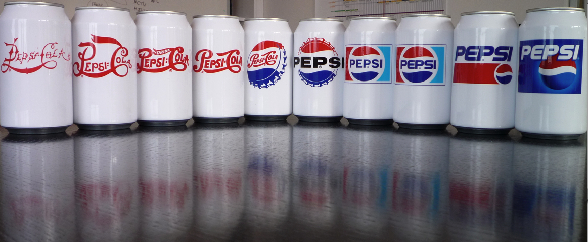 evolution of the Pepsi logo | Daniel H. Pink