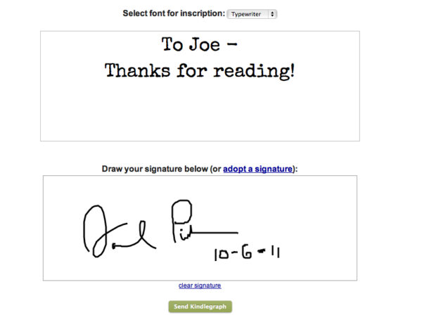 How Do You Sign An E book Daniel H Pink